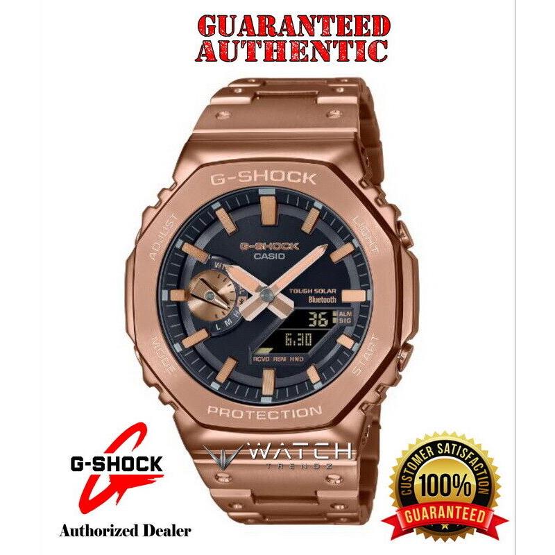 Casio G-shock GMB2100GD-5A Bluetooth Solar Powered Full Metal Rose Gold Watch