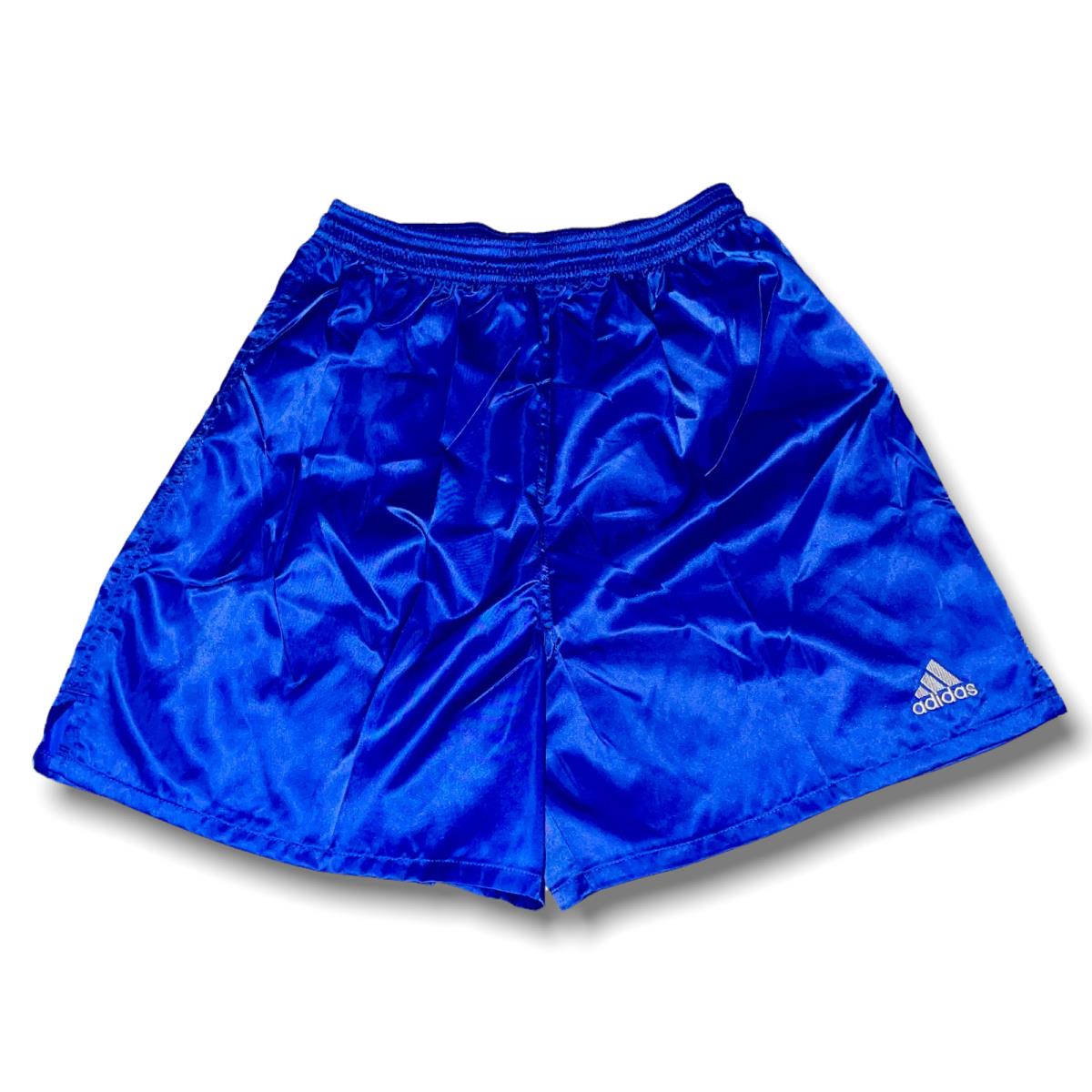 NWT Vintage 80s 90s Adidas Genoa Red Nylon Trefoil Soccer Silk Shorts Size M Kleding Gender-neutrale kleding volwassenen Shorts 