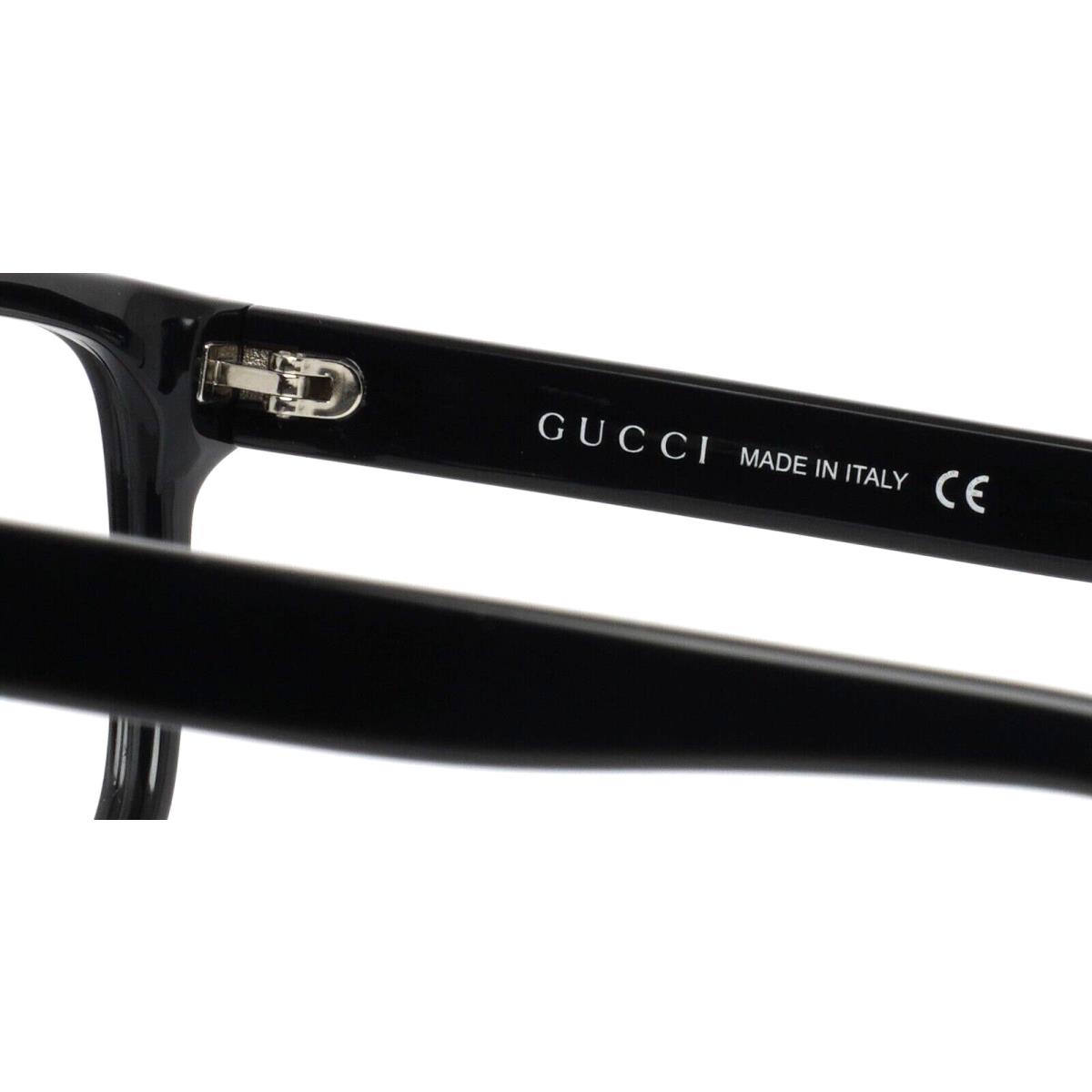 Gucci GG1117O 001 Black Mens Rectangle Full Rim Eyeglasses 56-17-145 B ...