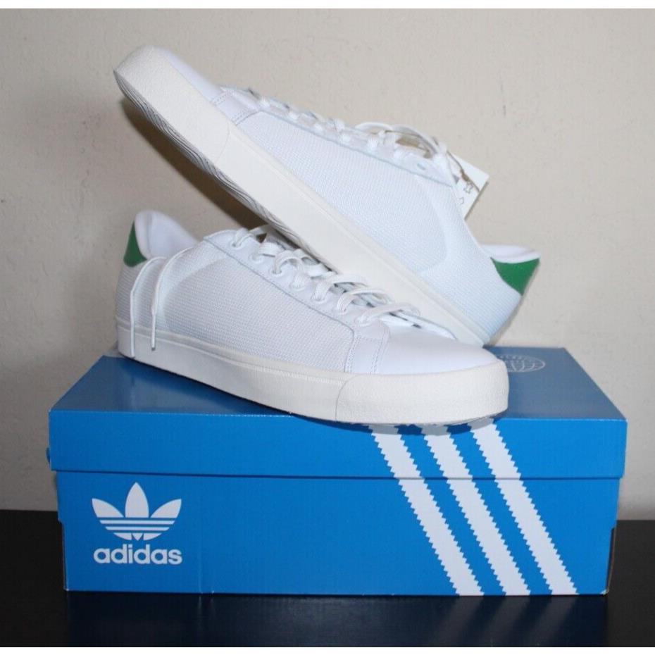 Adidas Rod Laver Vintage Athletic Tennis Shoe White Sneaker Men`s Sz 11 B24629