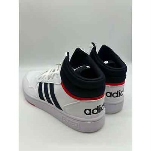 Adidas shoes Hoops - Cloud White / Legend Ink / Vivid Red 8