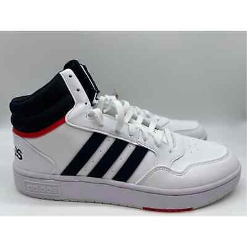 Adidas shoes Hoops - Cloud White / Legend Ink / Vivid Red 0