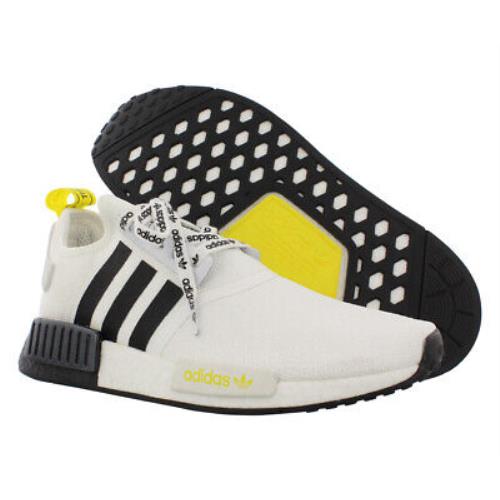 Adidas Nmd R1 Mens Shoes Size 13 Color: Cream/yellow/black