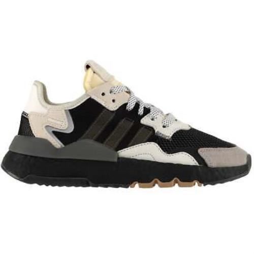 Adidas BD7933 Nite Jogger Mens Sneakers Shoes Casual - Black - Size 4 D