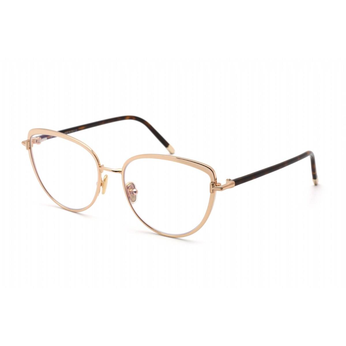 Tom Ford FT5741-B 028 Eyeglasses Shiny Rose Gold Frame 55mm