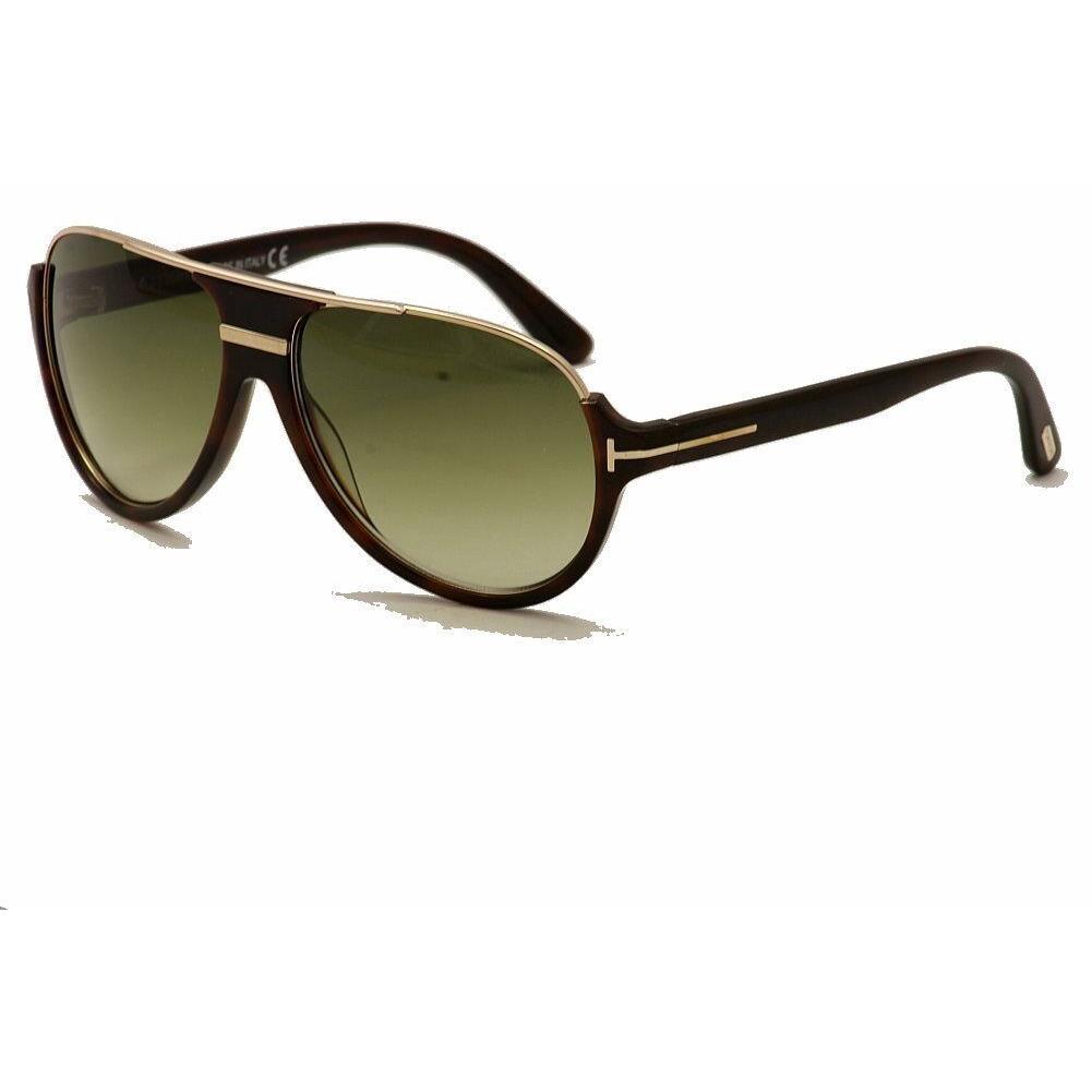 Tom Ford Dimitri TF334 56K Sunglasses Men`s Havana/green Gradient Lenses 59mm