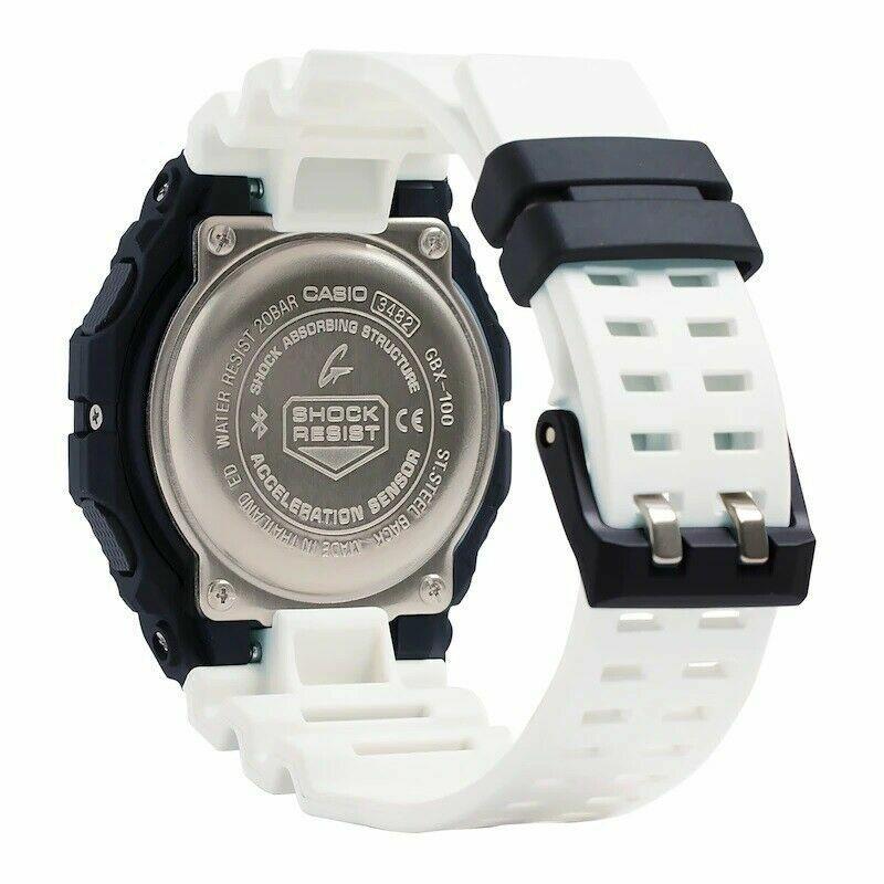 Casio G-shock G-glide Digital White Resin Strap Watch GBX100-7