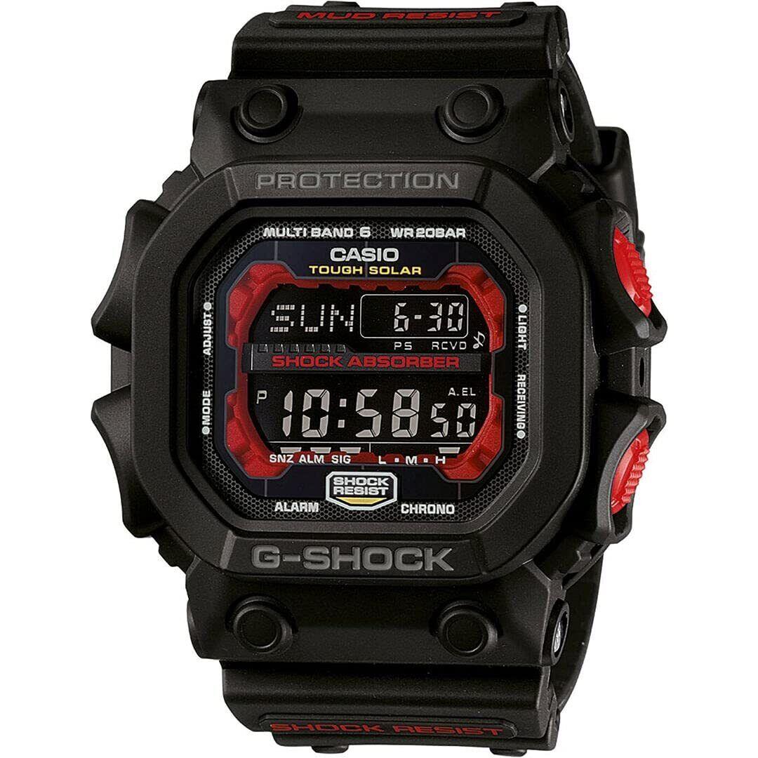 Casio G-shock GXW-56-1AER 50.6 mm Black/red Rubber and Resin Case Watch