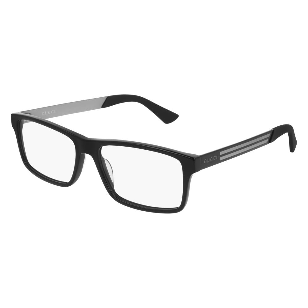 Gucci GG0692O 001 Black Men`s Eyeglasses Demo Lens 55MM