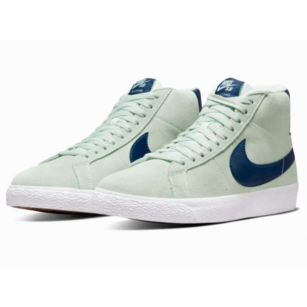 Nike SB Zoom Blazer Mid Mens Size 8.5 Sneaker Shoes 864349 303 Barely Green