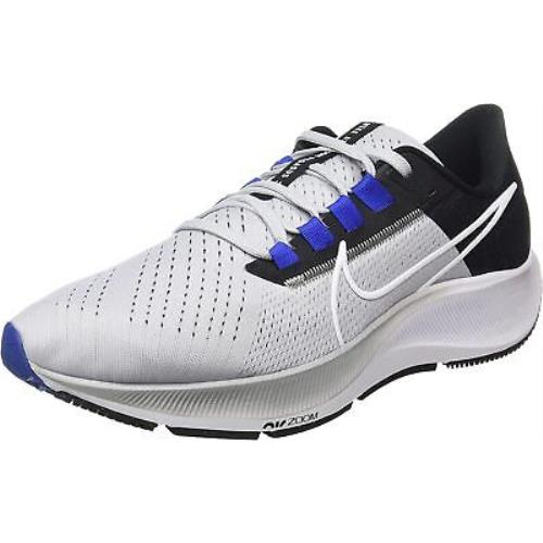 Nike Air Zoom Pegasus 38 Men`s Running Shoes Wolf Grey/black/hyper Royal/white