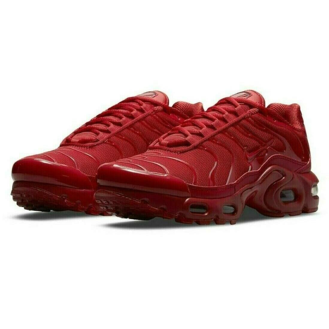 Nike Air Max Plus GS Size 5Y Sneaker Shoes DM8877 600 University Triple Red