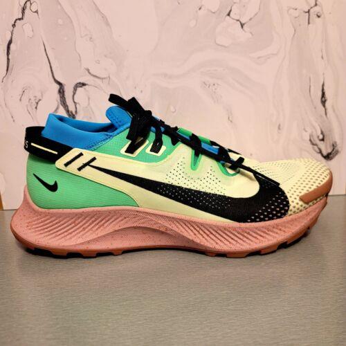 Nike Pegasus Trail 2 Shoes Men Size 10.5 US CK4305-700 Barely Volt Poison Green