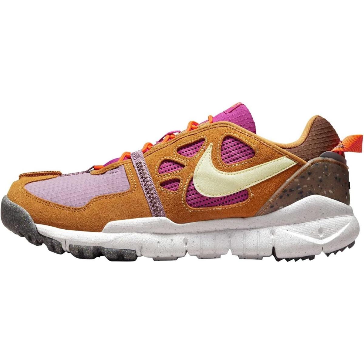 Nike Men`s Free Terra Vista Next Nature Desert Ochre/citron-cacao Size 8.5