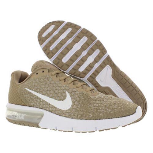 Nike Air Max Sequent 2 Mens Shoes Size 9.5 Color: Beige/white