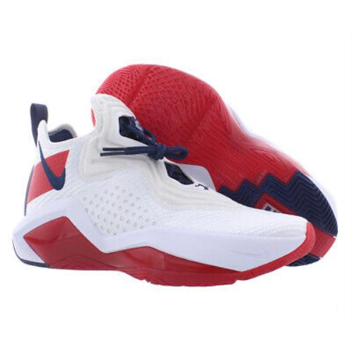 Nike Lebron Soldier Xiv Mens Shoes Size 8 Color: White/red