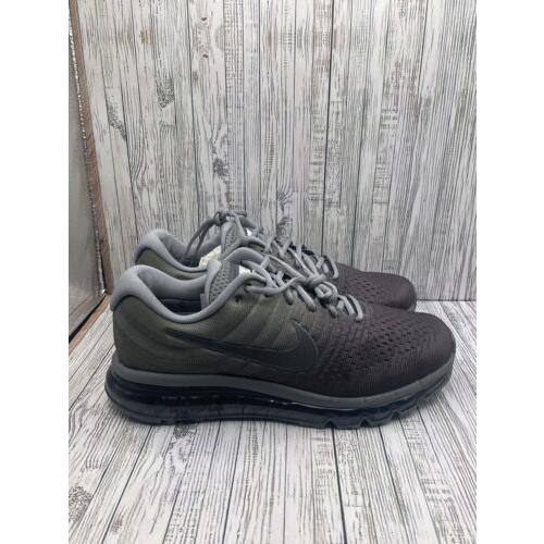 Nike Air Max 17 Cool Grey Anthracite Grey Men Shoes 008 Size 10 5 Nike Shoes Air Max Gray Sportiptop