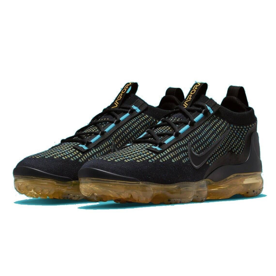 Nike Air Vapormax 2021 FK Womens Size 7.5 Sneaker Shoes DO5852 900 Pollen