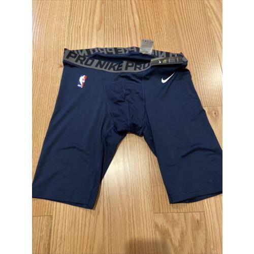 Nike Pro Nba Compression Shorts Player Issue PE 880802-419 Navy Xxl Rare