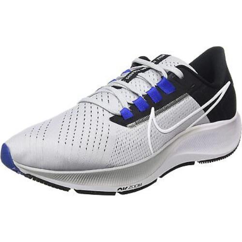Nike Air Zoom Pegasus 38 Men`s Running Shoes Wolf Grey/black/hyper Royal/white