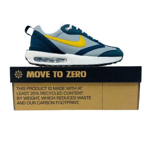Nike Air Max Dawn Running Shoes White Blue DJ3624-003 Men s Size 8