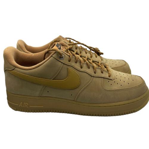 Nike Air Force 1 `07 WB Shoes Wheat Flax CJ9179-200 Men`s Size 14
