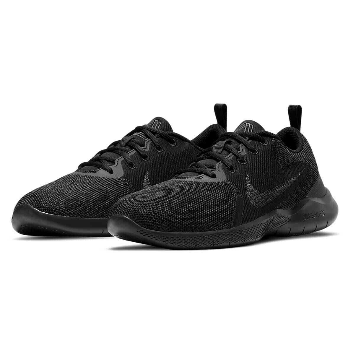 Nike Flex Experience RN 10 Mens Size 13 Sneaker Shoes ci9960 001 Triple Black - Black