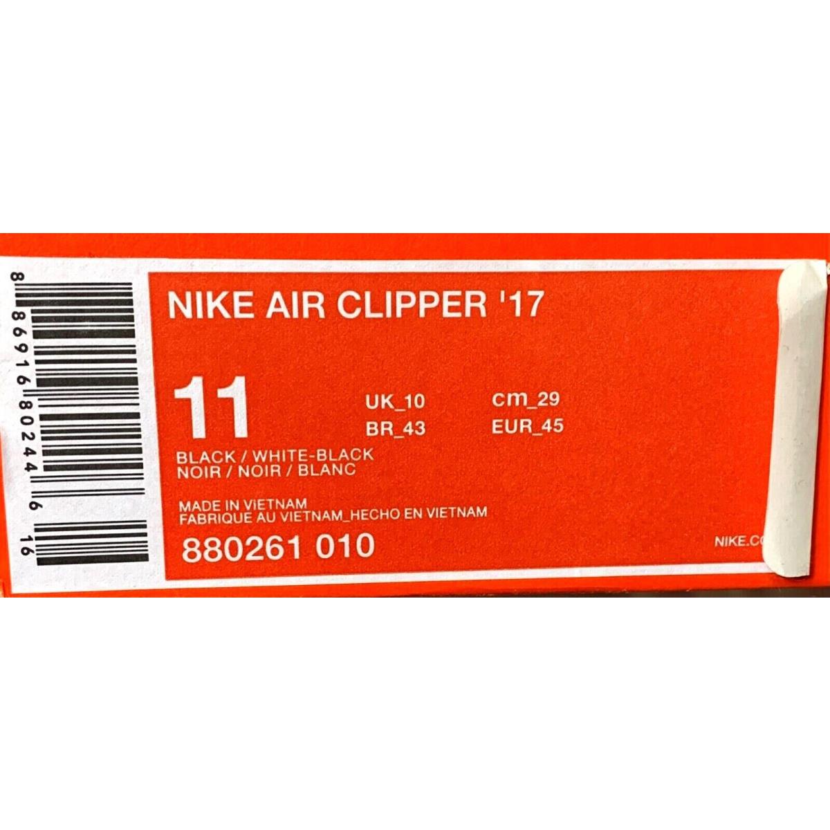 Nike shoes Air Clipper - Black 2