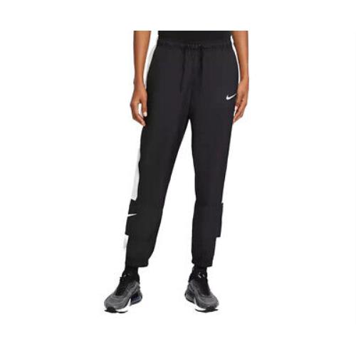 Nike Statement Woven Pant Womens Active Pants Size S Color: Black/white