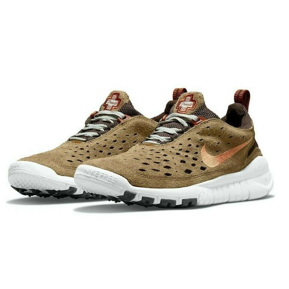 Nike Free Run Trail Womens Size 8 Sneaker Shoes CW5814 200 Trail Driftwood