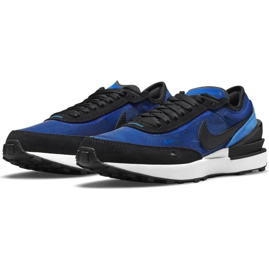 Nike Waffle One GS Size 7Y Sneaker Shoes DC0481 400 Racer Blue White