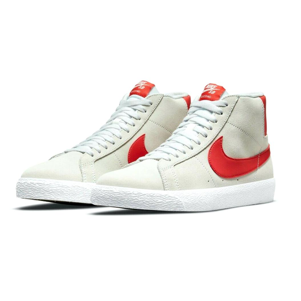 Nike SB Zoom Blazer Mid Mens Size 5.5 Sneaker Shoes 864349 108 Lobster White