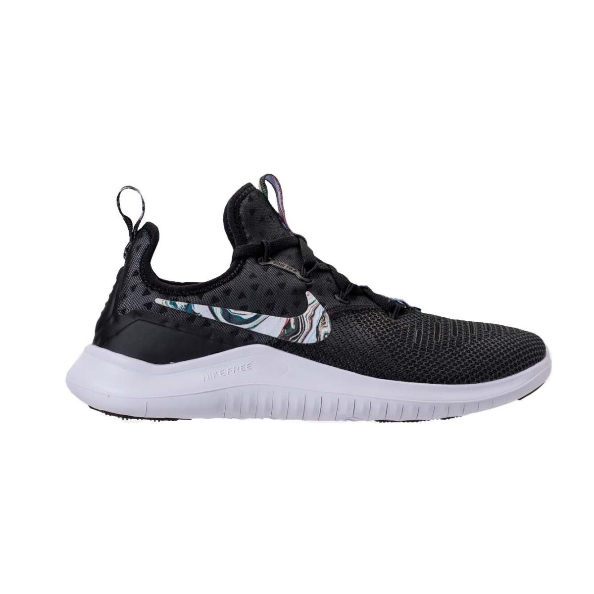 Nike Free TR 8 Print Running Training Shoes Women`s Size 9 Black AH0709-001