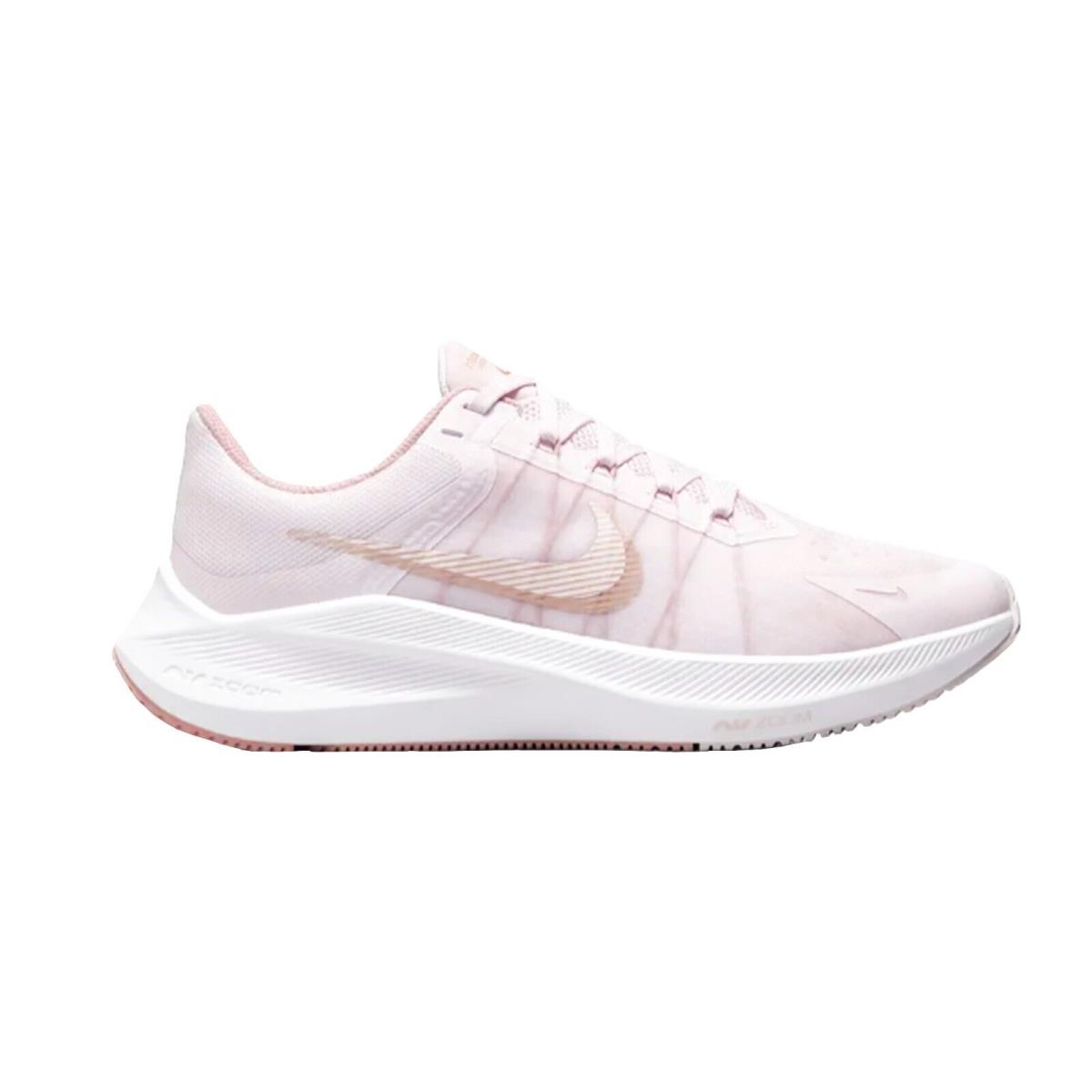 Nike Zoom Winflo 8 Running Shoes Women`s Size 8.5 - Light Violet, Metallic Red Bronze