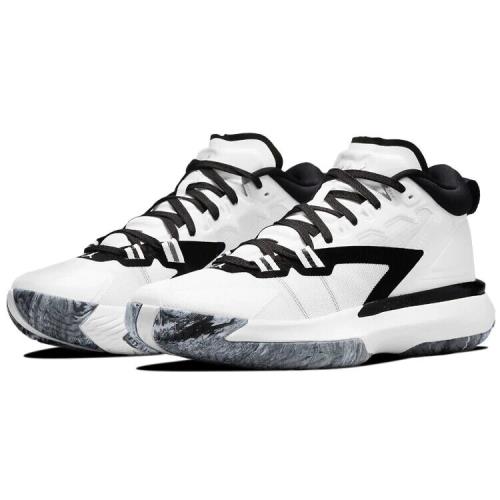 Nike Jordan Zion 1 TB Mens Size 8.5 Sneaker Shoes DC4208 100 White Black Oreo