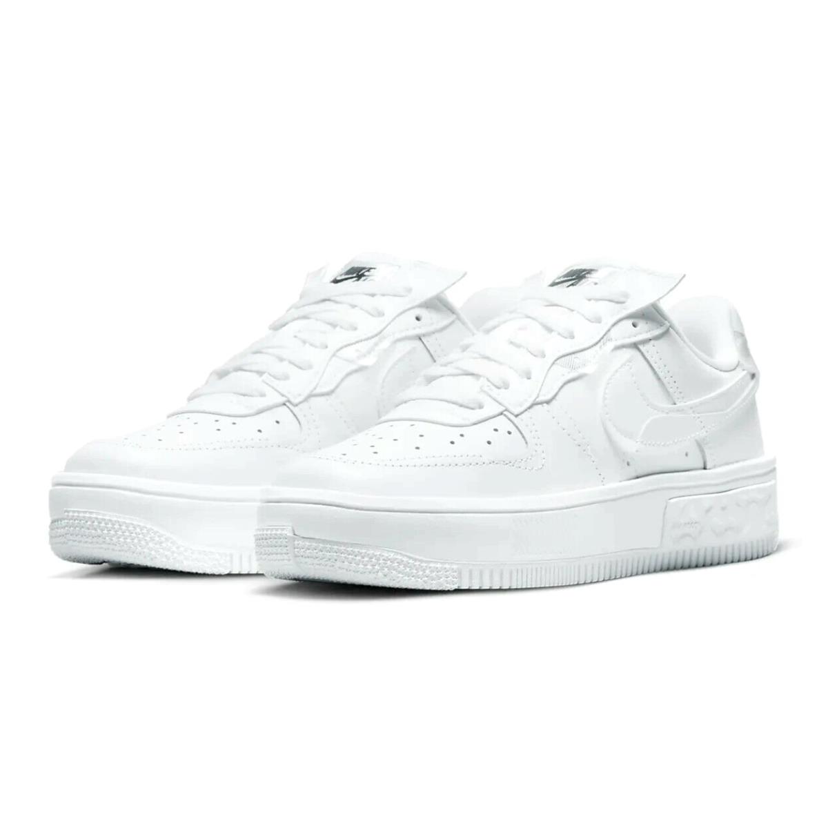 Nike Air Force 1 Fontanka Womens Size 9 Sneaker Shoes DQ5021 100 Triple White