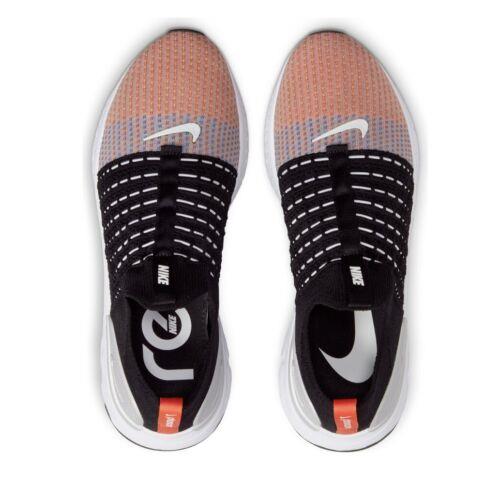 Nike Men`s React Phantom Run Flyknit 2 Running Shoes 8.5M - BLACK/WHITE/ORANGE