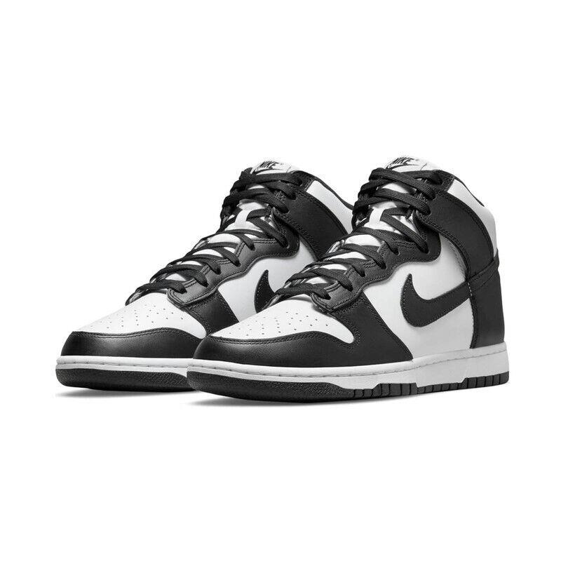 Mens Nike Dunk High Retro_white/black-total Orange DD1399-105-SIZE 10 - Black