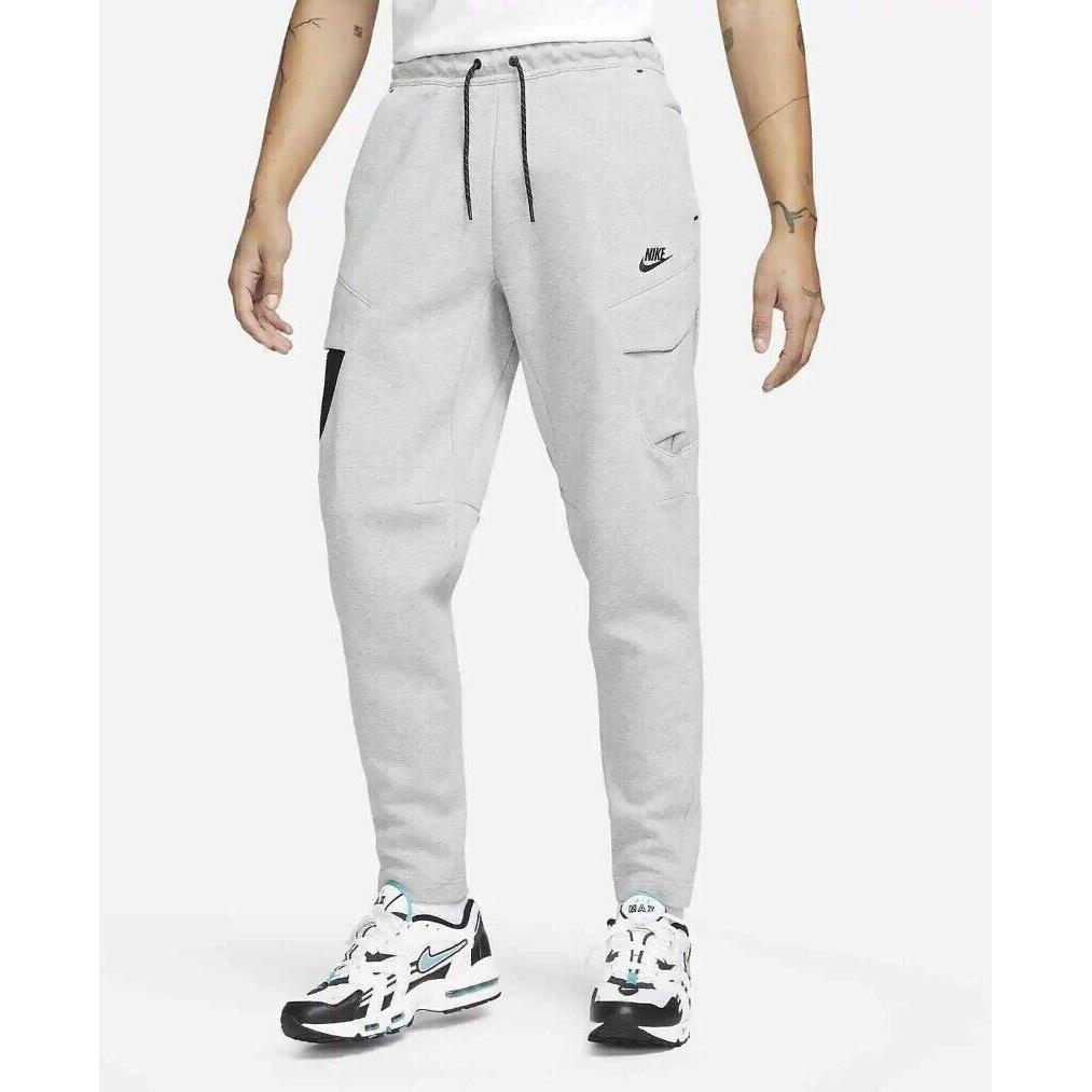 Nike Sportswear Tech Fleece Utility Pants Size XL Joggers Gray DM6453-063