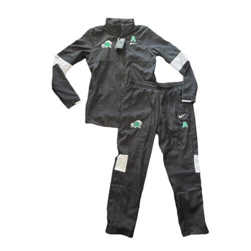 Tulane Nike Dri-fit Track Suit Jacket + Pants Set Black Size Large