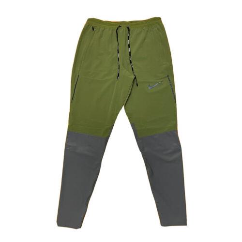 Nike Swift Flex Running Pants Green Reflective CU5493-322 Men s Size Small