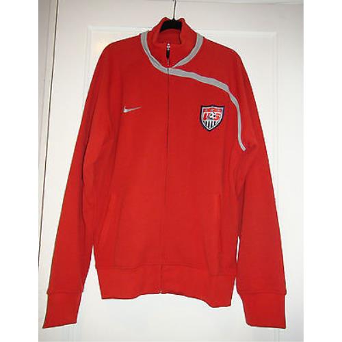 Nike 2007 Team Usa Soccer Track Jacket Vintage World Cup Football Size 2XL