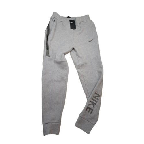 Nike 50 Tech Fleece Men s Wolf Grey Heather Jogger Pants SZ Medium CJ4504-902