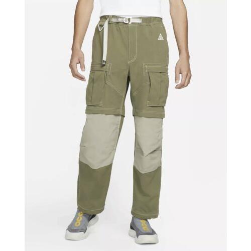 Nike Acg Smith Summit Cargo Pants Medium Olive CV0655-222 Men`s M Retail