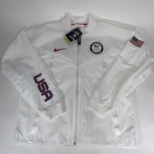Nike Team Usa Issued Windrunner Medal Stand Olympic Jacket CK4552-100 Sz X Large