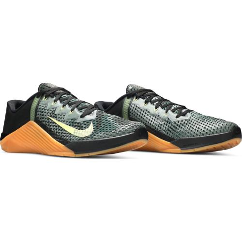 Nike Metcon 6 Training Shoes Men`s Size 9 Black Gum Green Camo CK9388-032