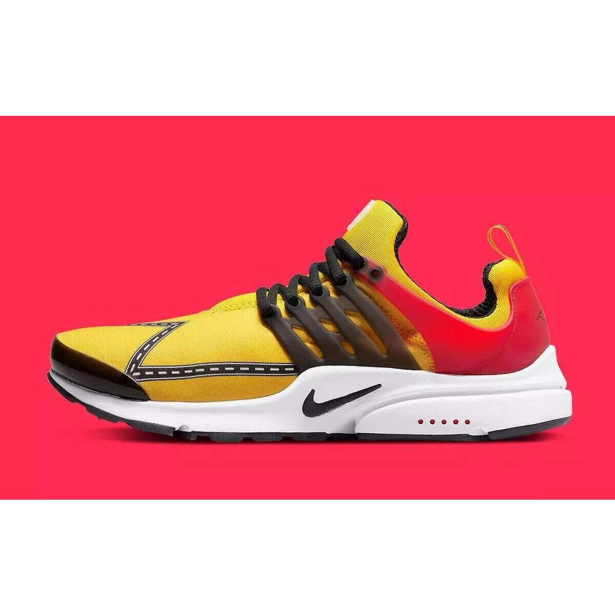 Nike Air Presto Shoes Road Race Yellow White Red CT3550 700 Mens Size 12 SporTipTop