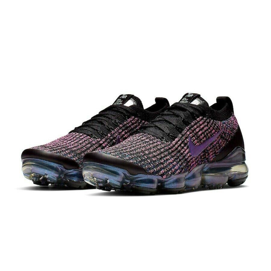 Nike Air Vapormax Flyknit 3 Womens Size 6 Sneakers Shoes AJ6910 003 Purple
