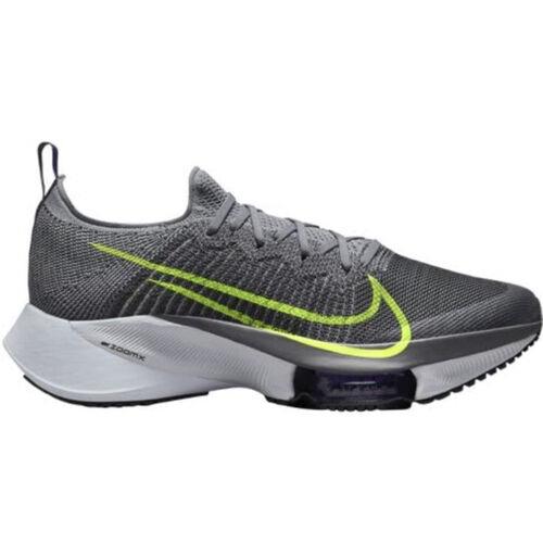 Nike Air Zoom Tempo Next% FK Particle Gray Volt Mens Shoes Sz 12 -CI9923-004