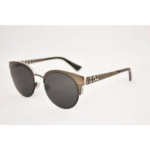 Dior Dioramamini /S Sunglasses 807IR Black Dark Ruthenium Women Oval
